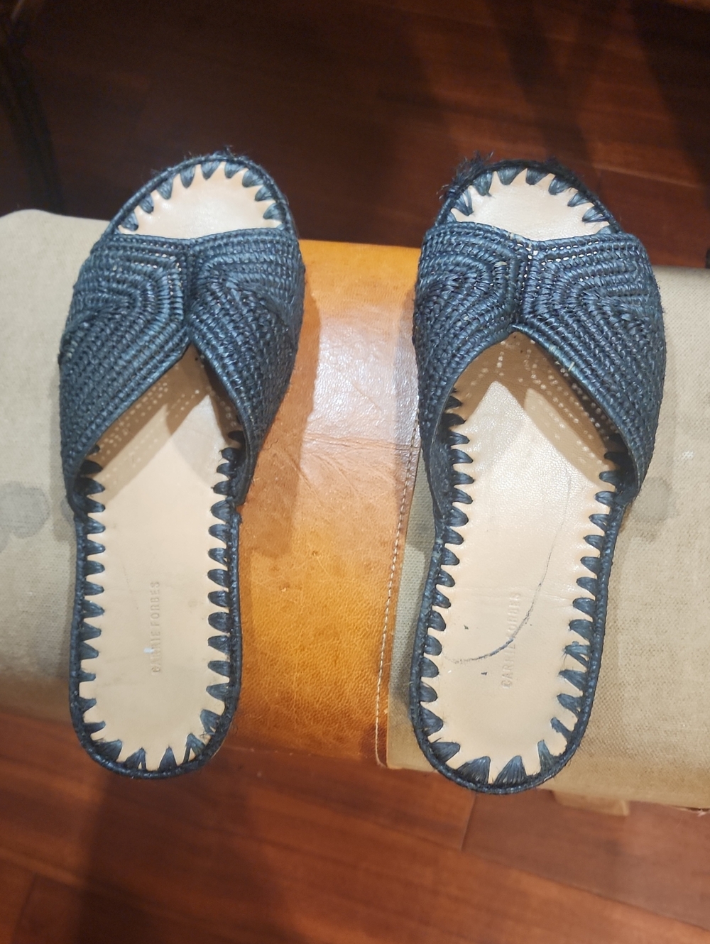 Carrie Forbes salon Raffia Sandals. - Picture 2 of 4